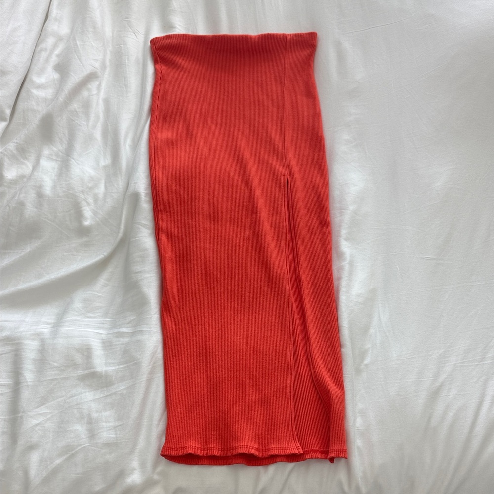 Lulus Elegant Orange Skirt